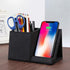 COSOOS Fast Wireless Charger with Desk Organizer, Desk Phone Charger Compatible with iPhone 15/15 Pro/15 Pro