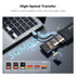 K&F CONCEPT 2-in-1 4.0/Micro 3.1 SD Card Reader Adapter, UHS-II/SD SD/USB Type-C Dual Slots High-Speed Flash Card Case