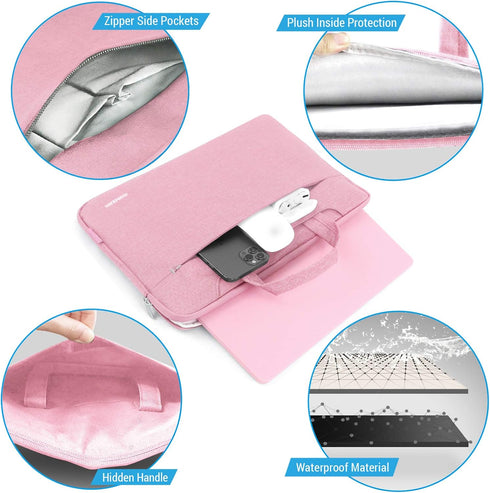 IBENZER MacBook Air 13 inch Case Compatible with 2024 2023 2022 M3 A3113 M2 A2681, Hard Shell & Sleeve