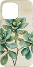 Antique Plant Botanical Art Garden DonaOnca Succulent Jade Plant Vintage Scientific Illustration Plant Case for iPhone 14 Pro