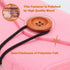 NIDOO Portable Felt Storage Bag, Electronics Accessories Protective Case Pouch for MacBook, Cables, Power Bank, Pink