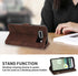 ZZXX Wallet Case for Google Pixel 6A, RFID Blocking Card Slot, Premium Soft PU Leather, Coffee
