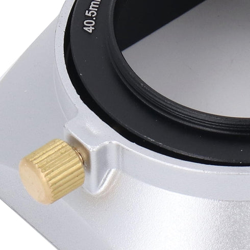 40.5MM 40.5mm Silver Retro Square Lens Hood Shade Digital Camera Mirrorless Camera Lens Lens Hood Digital Camera Lens