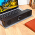HOMSFOU 2.0 Setup Sound Bar Home Soundbar System Stereo Desktop Speaker for Tv Pc Mobile Devices Compact Sound Bar
