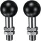 BRCOVAN 2 Pack, 1'' Ball Adapter with M10 x 1.25 x 15 Threaded Post for RAM Mounts B Size 1 Inch Ball