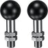 BRCOVAN 2 Pack, 1'' Ball Adapter with M10 x 1.25 x 15 Threaded Post for RAM Mounts B Size 1 Inch Ball