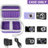 Boobowl Digital Camera Case Compatible with Yifecial/for EROOLU/for VAHOIALD/for Kaisoon/for Kodak Pixpro/for Canon PowerShot ELPH 180 190/ for Sony DSCW800 DSCW830 Kids Cameras (Purple)