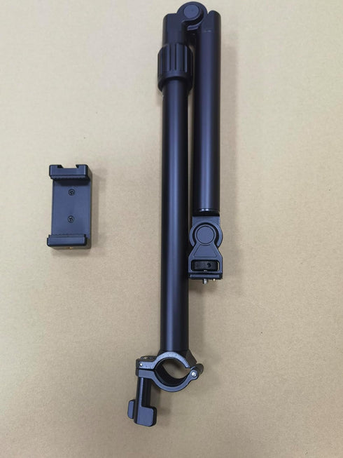 NEEWER Overhead Camera Mount Arm with Phone Clip, 22"/56cm 180°&360° Flexible Holding Arm for Desk Stand, Fits