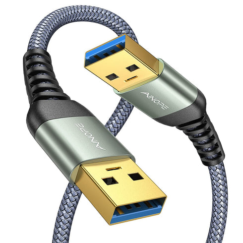 AINOPE USB to USB Cable, USB 3.0 A to A Male to