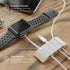 UTW-CS06-VY Mountable Charger Station Cable Holder, Set of 2 with 4 Slots