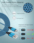 AILKIN 2Pack/6ft USB C Cable, 3A USB C to USB A Fast Charger Cable for iPhone 15 15Pro Max, Nylon Braided USB Type C