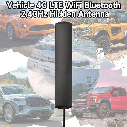 SZSAUTO 4G 2.4GHz Vehicle LTE WiFi Bluetooth Hidden Antenna Adhesive Mount Patch Antenna for Vehicle SUV Car Stereo