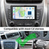 Epronic 17.2mm 7-10.26 inch Portable Car GPS Mount, Ball Adapter CD Slot for Phone Holder, Magnetic Mount, Compatible