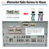 16Pin 1995-2013 1997-2012, 16Pin ISO Aftermarket Radio Harness Adapter for Nissan Infiniti Android Car Stereo Wiring
