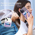 Self Adhesive Card Holders for Back of Phone, Leather RFID Wallet Pockets Stick On, Credit Card Holders Sleeve for