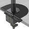 VIVO Steel Reinforcement Bracket Mount Plate for Thin Glass Table Tops, Clamp Compatible with Monitor Stands
