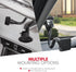 Macally Windshield Phone Mount for Car - Magnetic Suction Cup Window Holder with 8" Long Gooseneck Arm & Strong Magnet