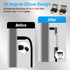 Togconn 90 2 Pack, 8K@60Hz,4K@120Hz Degree Mini HDMI to HDMI Adapter (Up and Down) Right Angle Mini HDMI (Male) to HDMI