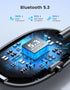 Bluetooth 5.3 Transmitter Receiver for Airplane, 2 in 1 Adapter for AirPods or Wireless Headphones, 3.5mm Audio
