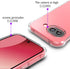 Osophter 10A 10A for Pixel Case: Clear Women Girls Boys Reinforced Corners TPU Shock-Absorption Flexible for Google