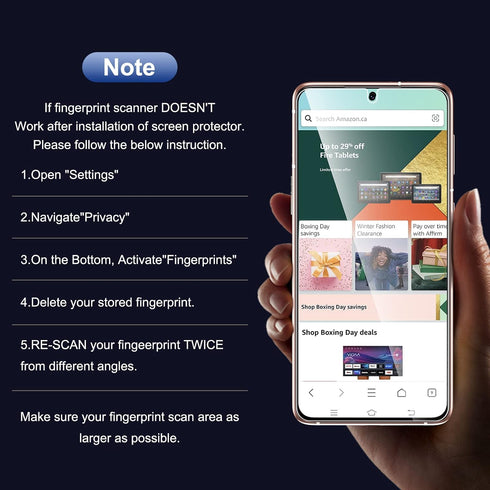 UniqueMe [2+2 Pack Compatible with Samsung Galaxy S21 Plus 6.7 inch Privacy Screen Protector and Camera Lens Protector?Support Fingerprint Unlock? with Easy Installation Tool?Not Glass??7H Hardness?