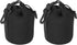 PATIKIL Camera Lens Bag, 2 Pcs 3.3" ID x 5.5" H Drawstring Pouch with Thick Neoprene, Lens Case for DSLR