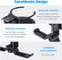 WixGear 2 in 1 Headphone Stand, PC Gaming Headset Cup Holder with Cable Organizer, 360° Adjustable Arm Clamp