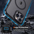 Anuck iPhone 13 Pro Max Case - Magnetic, Soft TPU Bumper, Hard Matte Back, Slim Fit, Shockproof, MagSafe Compatible -