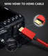 6.6 FT,4K 60Hz Elebase Mini HDMI to HDMI Cable Mini HDMI Cord Compatible for DSLR Camera,Camcorder,Graphics Video