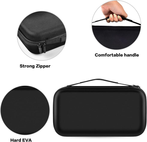 ANKHOH Walkie Talkie Case Holder for 50 Channel GMRS Two-Way Radio, Hard Storage Carrying Box for Rechargeable