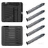 AUEAR 10 Pack Black PCI Slot Cover Hard Steel Filter Blanking Plate with Screws