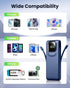 Crazywhale 22.5W 10000mAh Pack Portable Charger Power Bank with Built-in Type C Cables, Fast Charging Phone Charger