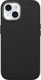 OtterBox iPhone 15 Symmetry Series Cactus Leather for MagSafe - Noir ASH (Black),