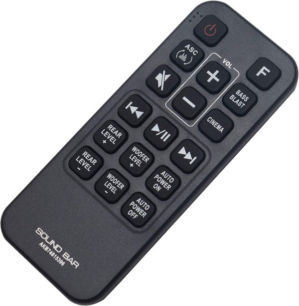 Soundbar AKB74815396 Remote - Compatible with LG Soundbar Player Models LASC47, SJ4Y, DJ4Y-S, and More