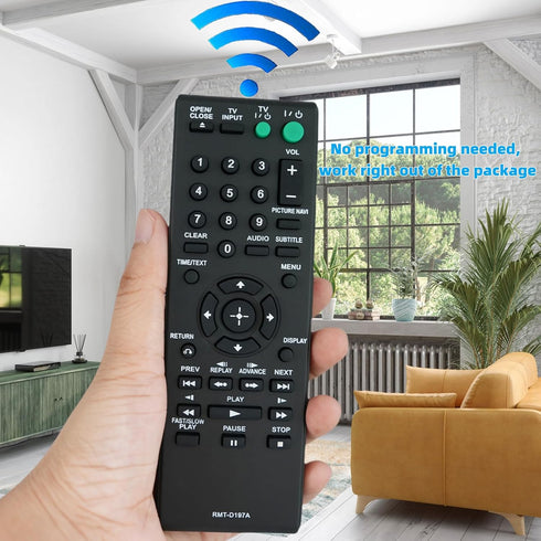 Universal Replacement Remote Control for Sony DVD Player DVP-NS57P DVP-NS601HP DVP-NS41 DVP-NS41P