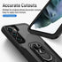 Heavy Duty Shockproof Full Body Phone Cover for Samsung Galaxy S22 with Screen Protector, Built-in Finger Ring Kickstand