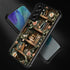 SKAMIX S22 for Samsung Galaxy Case,Soft Silicone Shockproof Bumper Camera Protection Phone Case-Vintage Flowers