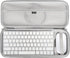 Aproca Grey Hard Travel Storage Case for Wireless Magic Keyboard 2 - MLA22LL/A and Magic Bluetooth Mouse 2