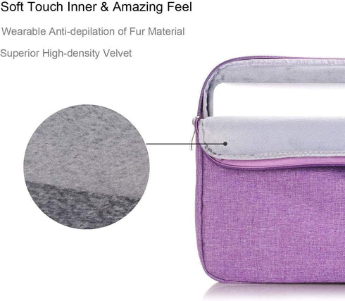Portable Monitor Case 15.6 Inch, Losong Protective Sleeve for Most 15.6 in Monitors, Purple