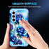 Miqala Galaxy S23 5G Case, Glow in The Dark Three Layer Heavy Duty Shockproof Full Body Protection, Hard Plastic Bumper