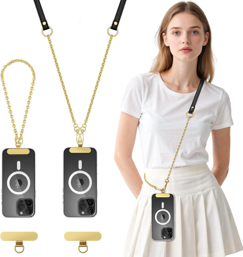 MoKo Universal Phone Crossbody Lanyard Phone Chain, Anti-Theft Adjustable Cellphone Cross Body