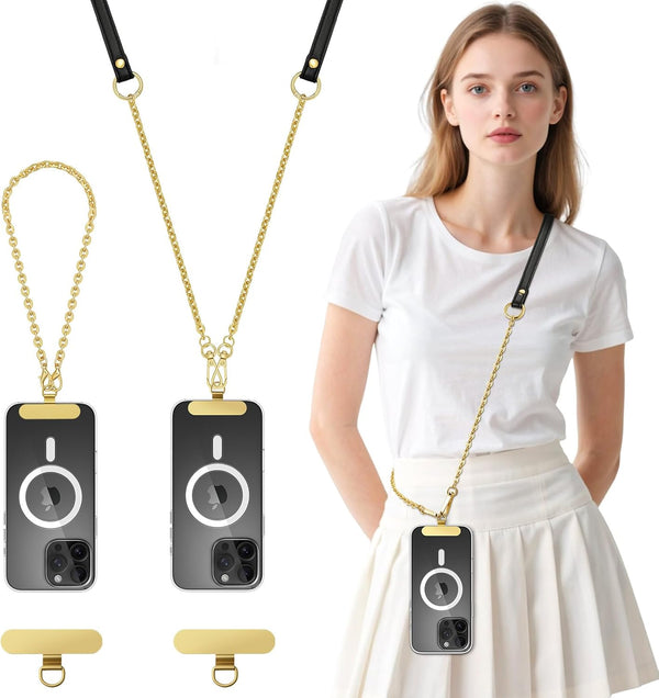 MoKo Universal Phone Crossbody Lanyard Phone Chain, Anti-Theft Adjustable Cellphone Cross Body