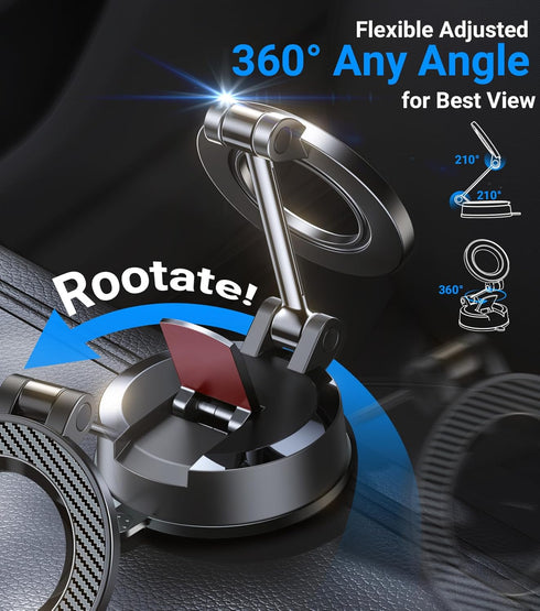 Kaistyle Mount22X N55 Magnets360 17 16 15 14 13 for Magsafe Car Adjustable Cell Phone Holders for Your Car Phone