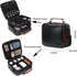 KYALOU Electronics Travel Organizer, Large Cable Case with Adjustable Dividers, Waterproof Tech Storage Bag - Black
