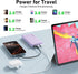 Evopow 2-Pack Slimmer 10000mAh Pack, Portable Charger, Power Bank, Fast Charging Battery USB C in&Out External Portable