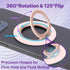 Jsoerpay Ultra-Thin Magnetic Phone Grip for MagSafe, Strong Magnet Phone Ring Holder, Includes Metal Ring Compatible