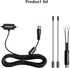 CHHLIUT 75 16ft, Universal FM Radio Dipole Antenna, Ohm, Screw F Male Plug for Home AV Audio Stereo Receiver Indoor