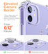 GVIEWIN iPhone 12/12 Pro Case, Clear TPU Shockproof Cover with Screen & Camera Lens Protectors, Floral Pattern 6.1"