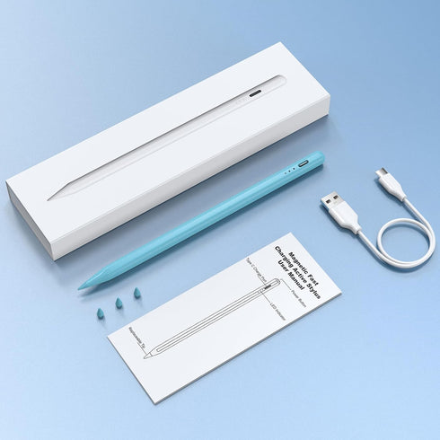 Stylus Pen for iPad with Palm Rejection, Tilt Sensitivity, 13 Mins Fully Charged, MEKO Active Touch Screen Apple Pencil