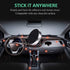 Magnetic Phone Mounts 2 Pack with 3M Adhesive - Black Flat Cell Phone Holder for Car Dashboard, Wall, Mirror.